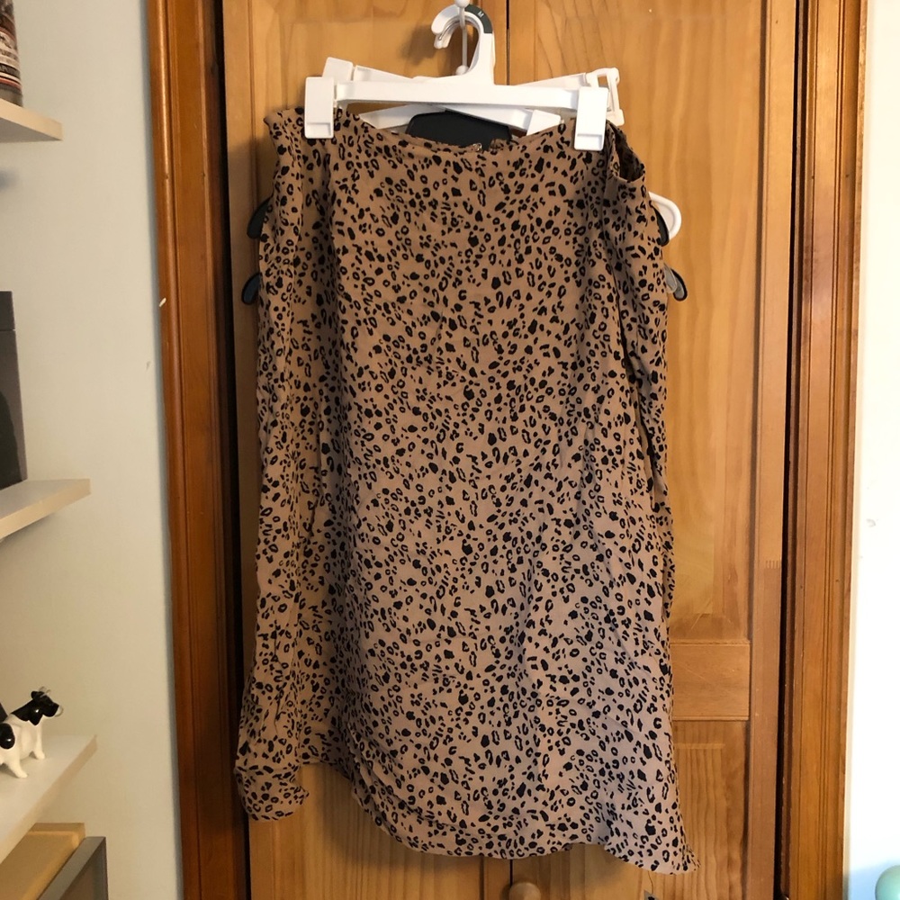 Reformation Cheetah Print Skirt